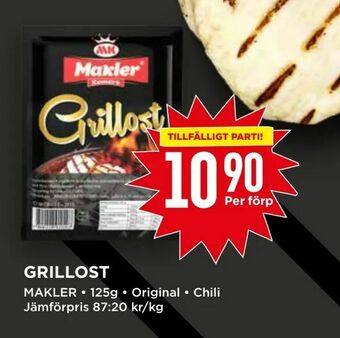 Willys Grillost erbjuda