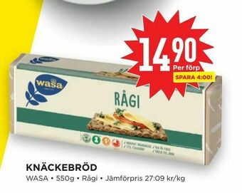 Willys Knäckebröd erbjuda