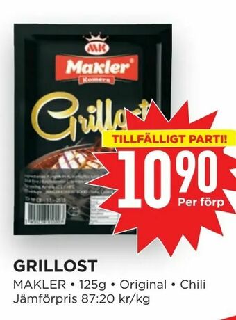Willys Grillost erbjuda