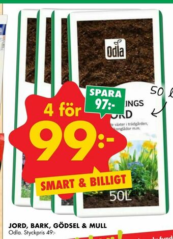 ÖoB Jord, bark, gödsel & mull erbjuda