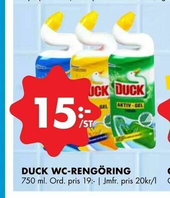 ÖoB Duck wc-rengöring erbjuda