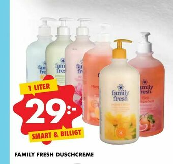 ÖoB Family fresh duschcreme erbjuda