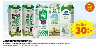 Coop Laktosfri mjölkdryck erbjuda