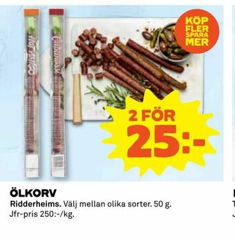 Coop Ölkorv erbjuda