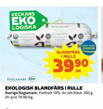 Coop Ekologisk blandfärs i rulle erbjuda