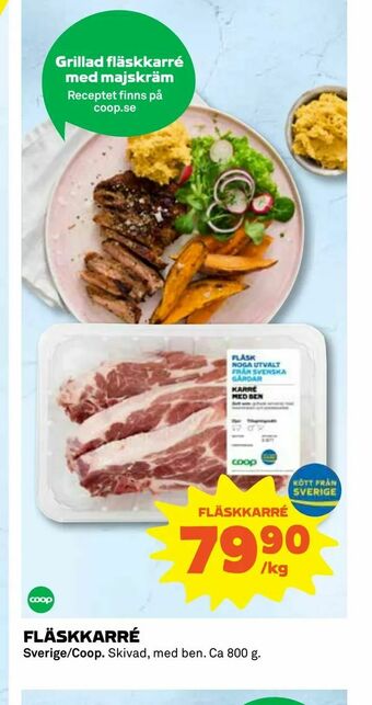 Coop Fläskkarré erbjuda