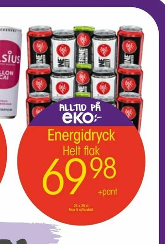 EKO Energidryck erbjuda