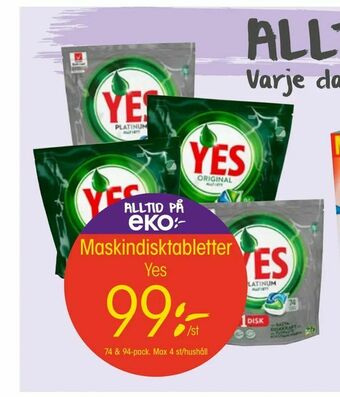 Maskindisktabletter