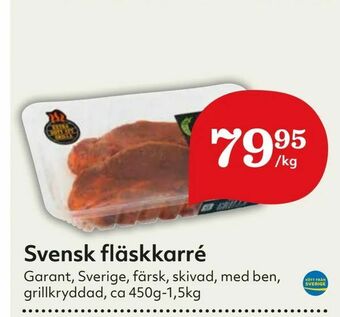 Hemköp Svensk fläskkarré erbjuda