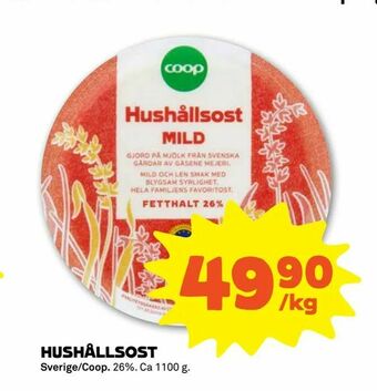 Stora Coop Hushållsost erbjuda