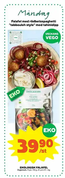 Stora Coop Ekologisk falafel erbjuda