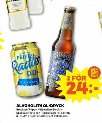 Stora Coop Alkoholfri öl/dryck erbjuda