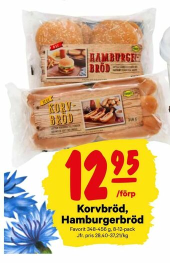 City Gross Korvbröd, Hamburgerbröd erbjuda
