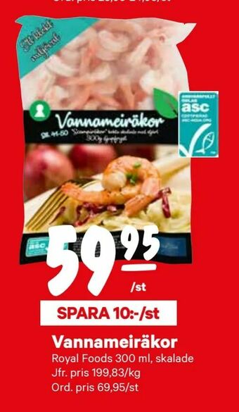 City Gross Vannameiräkor erbjuda