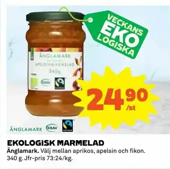 Coop Konsum Ekologisk marmelad erbjuda