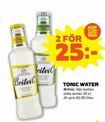 Coop Forum Tonic water erbjuda