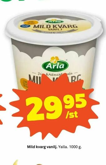 Stora Coop Mild kvarg vanilj erbjuda