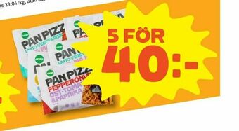 Stora Coop Pan pizza erbjuda