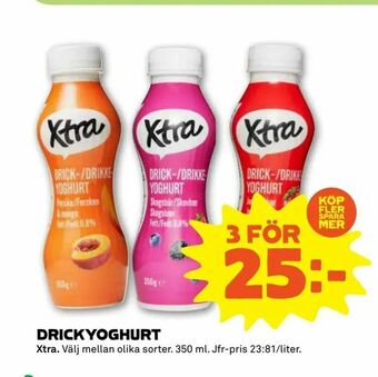 Stora Coop Drickyoghurt erbjuda