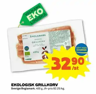 Stora Coop Ekologisk grillkorv erbjuda