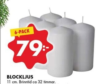 ÖoB Blockljus erbjuda