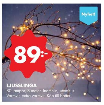 ÖoB Ljusslinga erbjuda