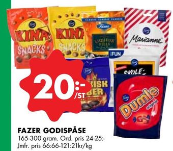 ÖoB Fazer godispåse erbjuda