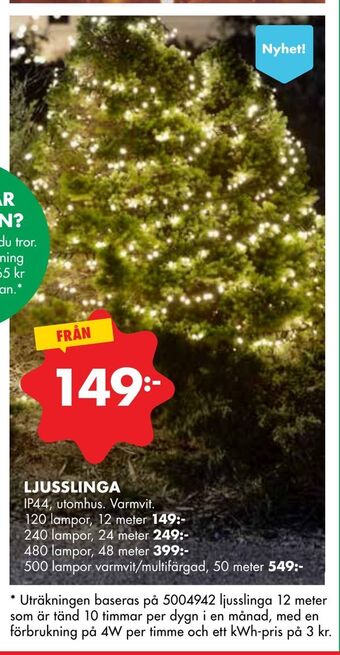 ÖoB Ljusslinga erbjuda