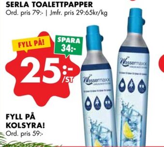 Wassermaxx kolsyrepatron