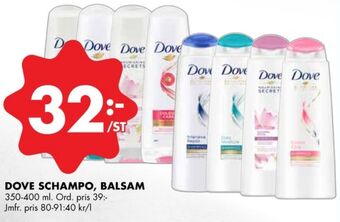ÖoB Dove balsam erbjuda