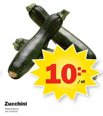 Pekås Nederländerna Zucchini erbjuda