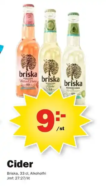 Briska Cider 33cl