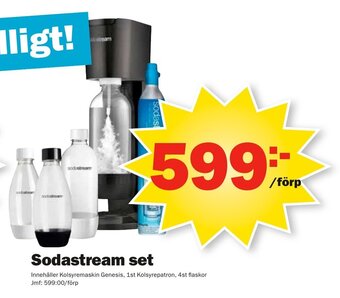 Pekås Sodastream set erbjuda