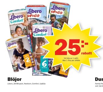 Pekås Libero Blöjor 28-88-pack erbjuda