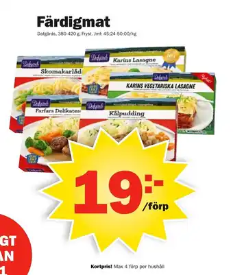 Dafgård Färdigmat 380-420g