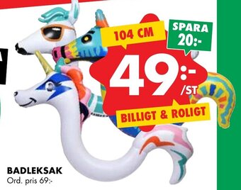 ÖoB Badleksak erbjuda