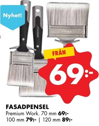 ÖoB Premium Work Fasadpensel 70mm erbjuda