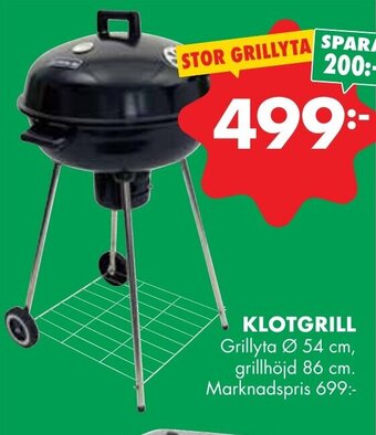 ÖoB Klotgrill erbjuda