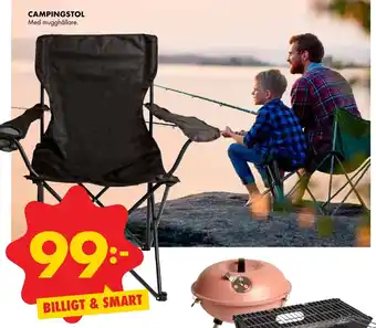ÖoB Campingstol Med mugghållare erbjuda
