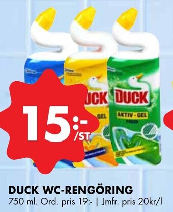 ÖoB Duck Wc-Rengöring 750ml erbjuda