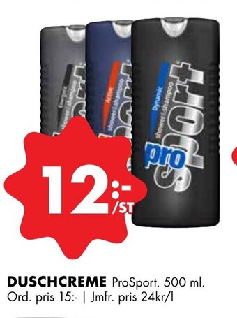 ÖoB ProSport Duschcreme 500ml erbjuda
