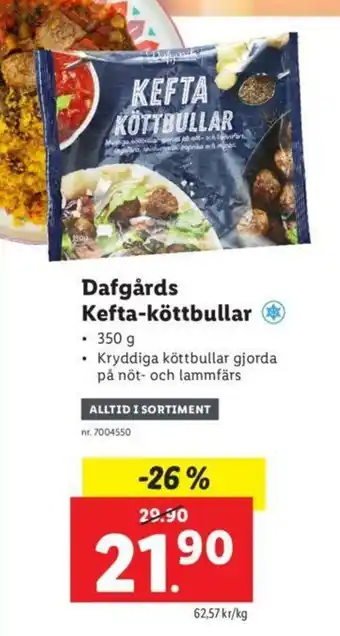 Dafgård Kefta-köttbullar 350g