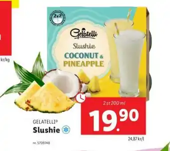 Lidl Gelatelli Slushie 2st 200ml erbjuda