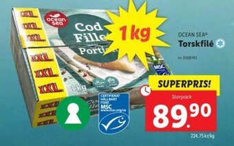 Lidl Ocean Sea Torskfilé erbjuda