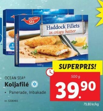 Lidl Ocean Sea Koljafilé 500g erbjuda