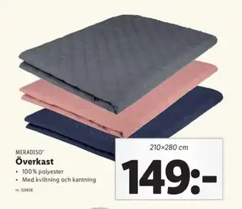 Lidl Meradiso Överkast 210x280cm erbjuda