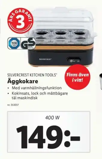 Lidl Silvercrest Kitchen Tools Äggkokare 400W erbjuda