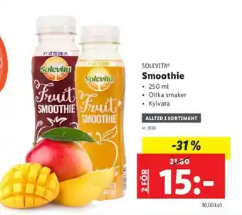 Lidl Solevita Smoothie 250ml erbjuda