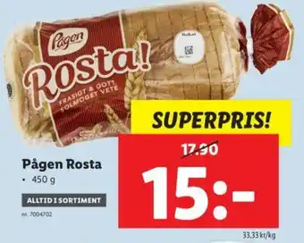 Pågen Rosta 450g