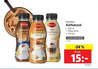 Lidl Milbona Kaffedryck 330ml erbjuda
